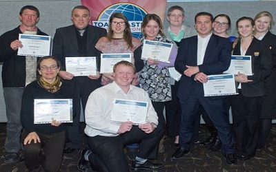 Congratulations to our Toastmasters Graduates