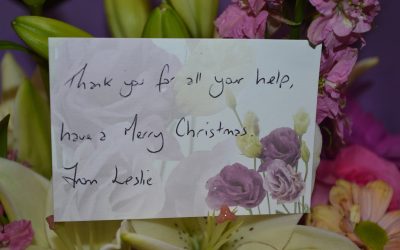 A Thoughtful Thankyou from a Crest Client